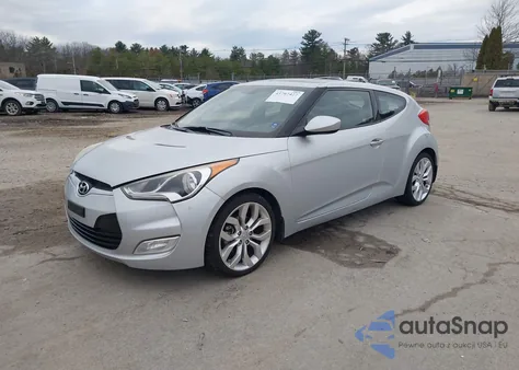 2012 Hyundai Veloster Base W/Black из США, поврежденный, VIN KMHTC6AD6CU081281